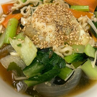 具をどんどん入れるだけ☆栄養たっぷりラーメン